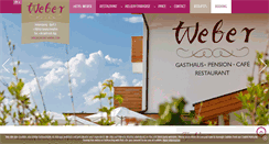 Desktop Screenshot of gasthof-weber.com